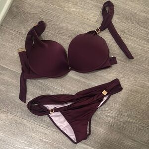 Victoria's Secret Rich Burgundy Bikini